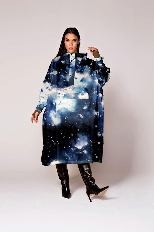 RAINKISS Starry Night Regnponcho