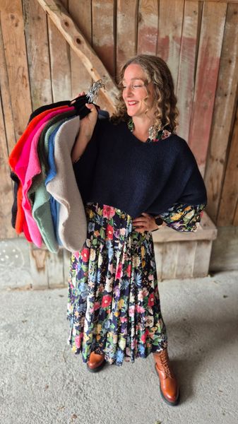 Hovedbilde FLORA Kjole Navy