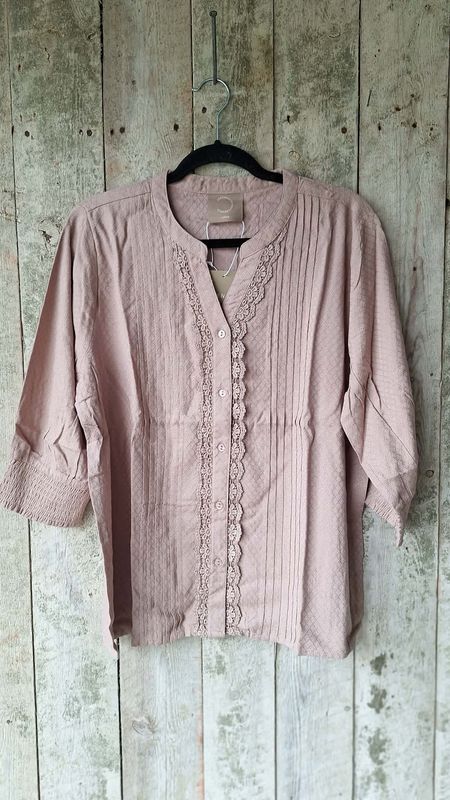 MEXICO Bluse Fawn Brun