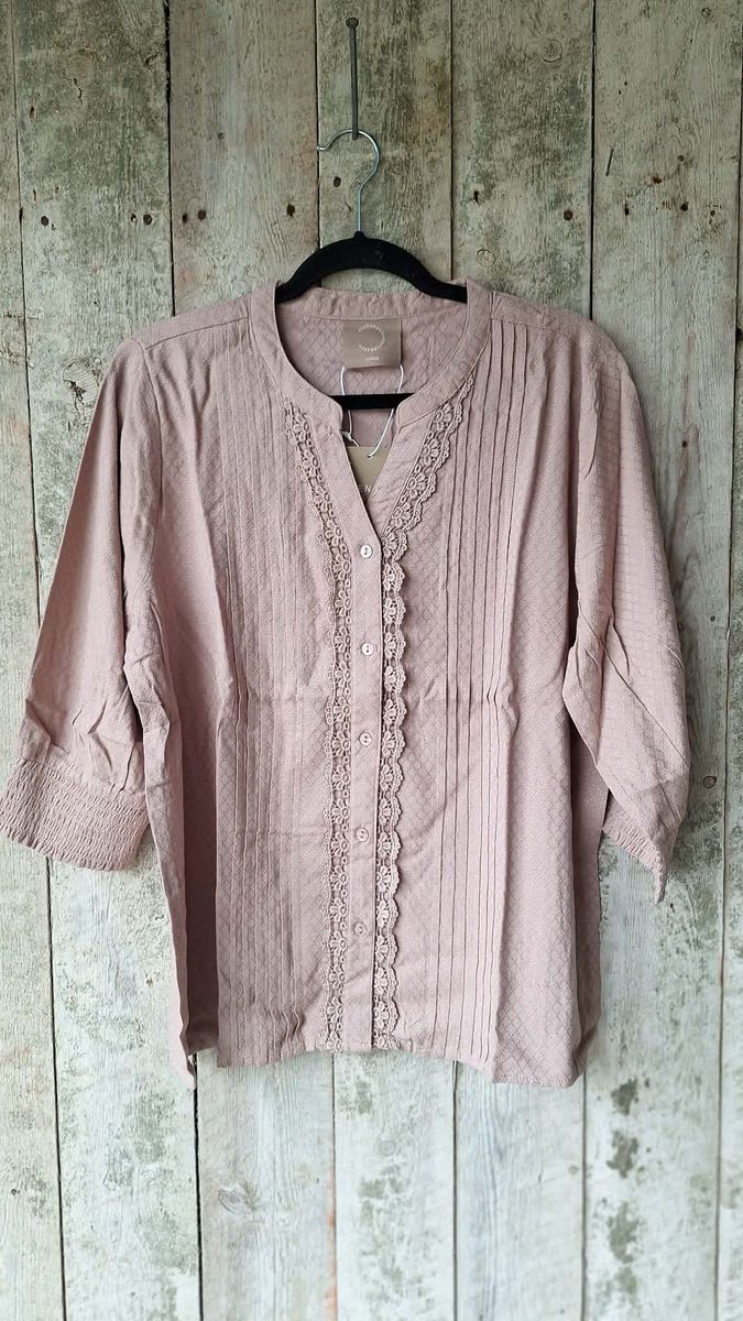 MEXICO Bluse Fawn Brun