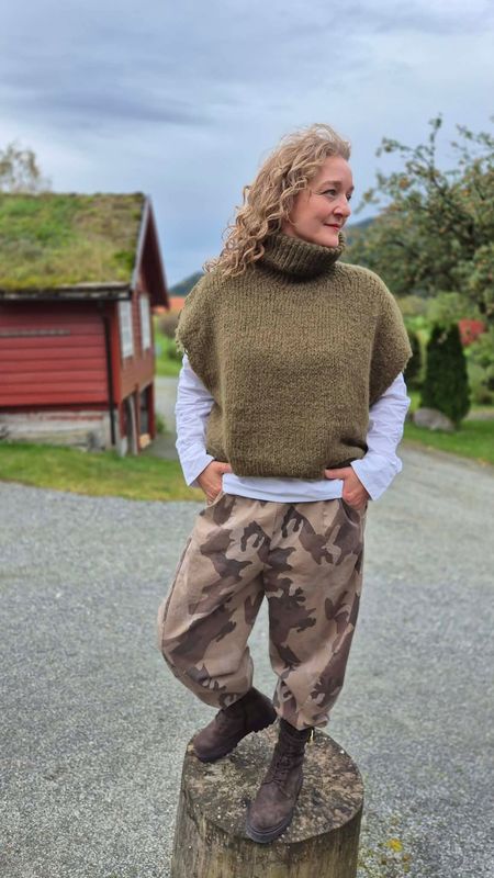 BERYL Bukse Camo
