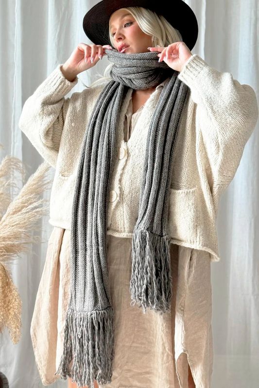 CELSIA Skjerf Taupe 