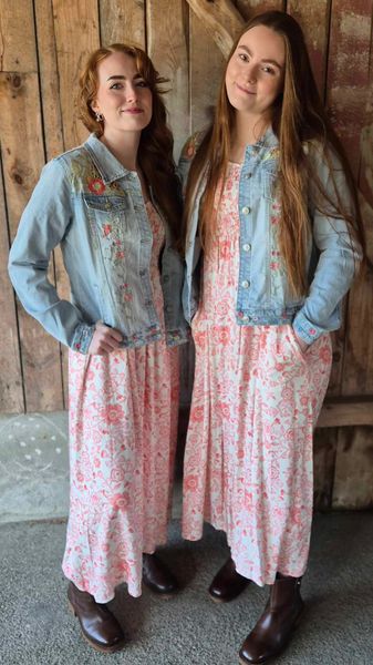 Hovedbilde BOHEME Jeansjakke Broderi 