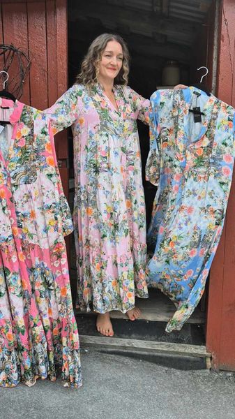 Hovedbilde FLOWER Mix Kjole Blue