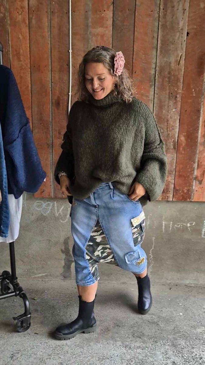 PERFECT CAMO Jeans Haremsbukse/skjørt 