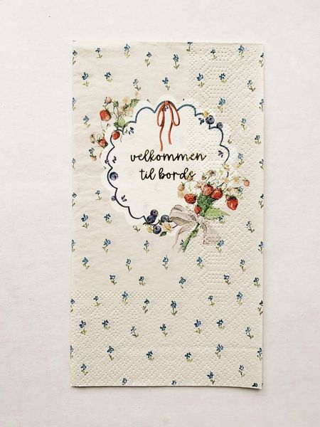 Hovedbilde SERVIETT Velkommen Til Bords ...